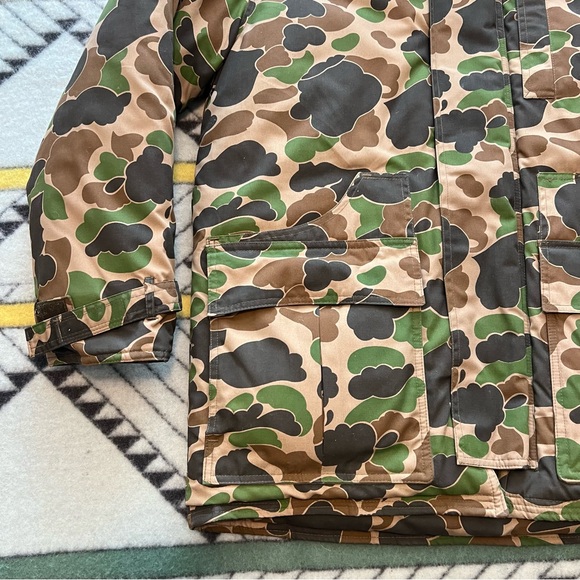 Vintage Trophy Club Camo Insulated Hunting Jacket by Hilton Field - Picture 2 of 16